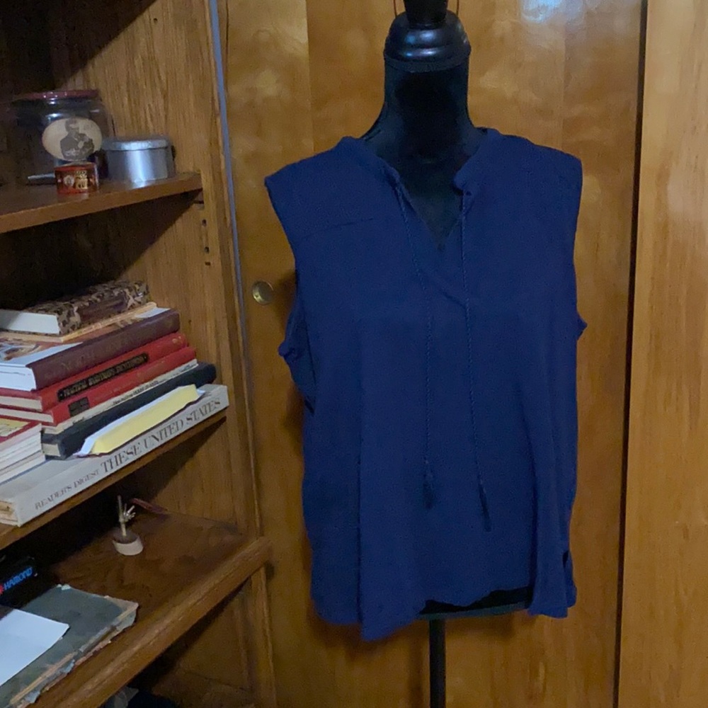 Navy blue tank